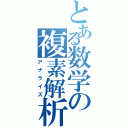 とある数学の複素解析（アナライズ）