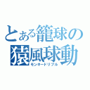 とある籠球の猿風球動（モンキードリブル）