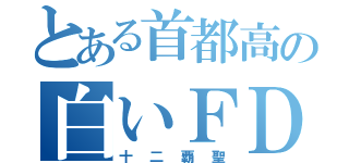 とある首都高の白いＦＤ（十二覇聖）