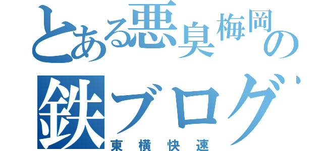 とある悪臭梅岡の鉄ブログ（東横快速）