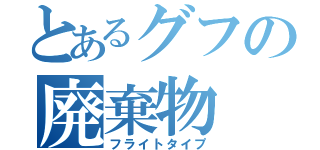 とあるグフの廃棄物（フライトタイプ）