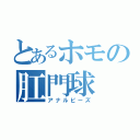 とあるホモの肛門球（アナルビーズ）