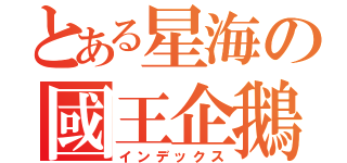 とある星海の國王企鵝（インデックス）