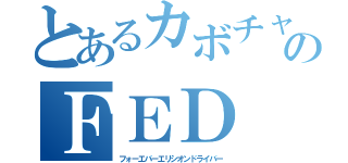 とあるカボチャ女のＦＥＤ（フォーエバーエリシオンドライバー）