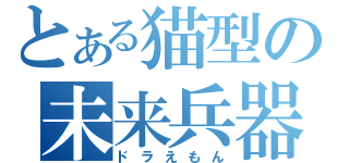 とある猫型の未来兵器（ドラえもん）
