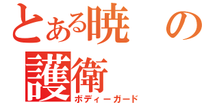 とある暁の護衛（ボディーガード）