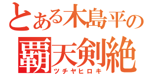 とある木島平の覇天剣絶（ツチヤヒロキ）