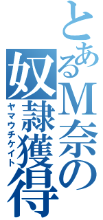 とあるＭ奈の奴隷獲得（ヤマウチケイト）