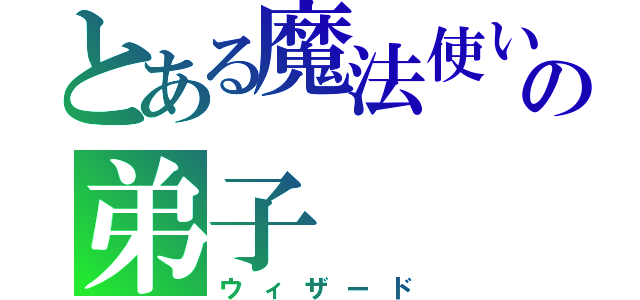 とある魔法使いの弟子（ウィザード）