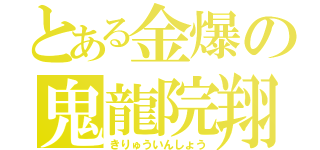 とある金爆の鬼龍院翔（きりゅういんしょう）