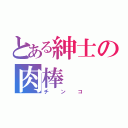 とある紳士の肉棒（チンコ）