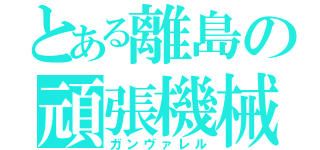 とある離島の頑張機械（ガンヴァレル）