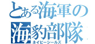 とある海軍の海豹部隊（ネイビーシールズ）