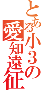 とある小３の愛知遠征（）