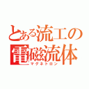 とある流工の電磁流体（マグネトロン）