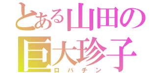 とある山田の巨大珍子（ロバチン）