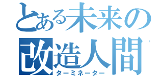 とある未来の改造人間（ターミネーター）