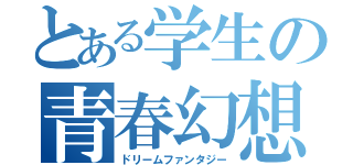 とある学生の青春幻想（ドリームファンタジー）