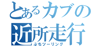 とあるカブの近所走行（ぷちツーリング）