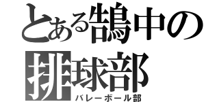 とある鵠中の排球部（バレーボール部）