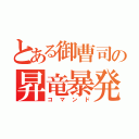 とある御曹司の昇竜暴発（コマンド）