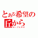 とある希望の丘から（ホープヒルズ）