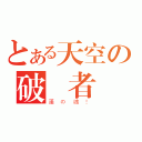 とある天空の破壞者（漢の魂！）