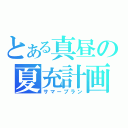 とある真昼の夏充計画（サマープラン）