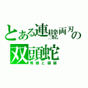 とある連璧両刃の双頭蛇（青鋒と藥師）