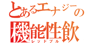 とあるエナジーの機能性飲料（レッドブル）