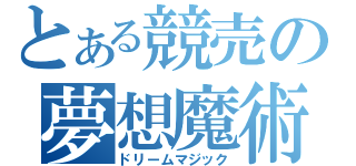 とある競売の夢想魔術（ドリームマジック）