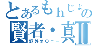 とあるもｈじょらの賢者・真Ⅱ（野外オ○ニー）