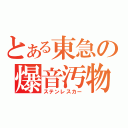 とある東急の爆音汚物（ステンレスカー）