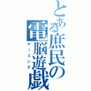 とある庶民の電脳遊戯（ゲーミング）