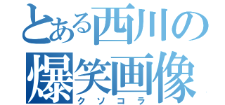 とある西川の爆笑画像（クソコラ）