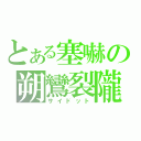 とある塞嚇の朔鸞裂隴（サイドット）