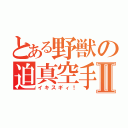 とある野獣の迫真空手Ⅱ（イキスギィ！）