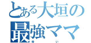 とある大垣の最強ママ（ゅぃ）