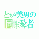 とある美男の同性愛者（ヤラナイカ）