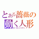 とある薔薇の動く人形（ローゼンメイデン）