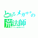 とあるメガサナの荒法師（フランス語の某サナの人）