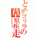 とあるゴリラの草原疾走（グラススライダー）