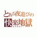 とある夜遊びの快楽地獄（エクスタシー）