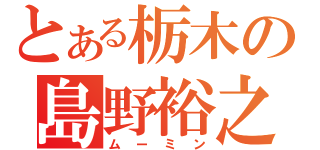 とある栃木の島野裕之（ムーミン）