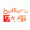 とある探偵社ののワカメ脳（太宰治）