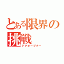 とある限界の挑戦（ドアオープナー）