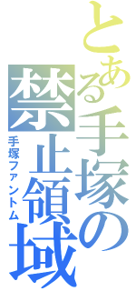 とある手塚の禁止領域（手塚ファントム）