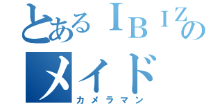 とあるＩＢＩＺＡのメイド（カメラマン）