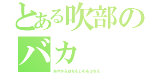 とある吹部のバカ（あやか＆はな＆しの＆はなえ）