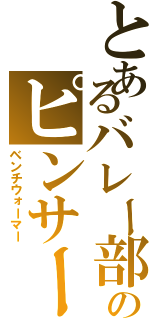 とあるバレー部のピンサー（ベンチウォーマー）